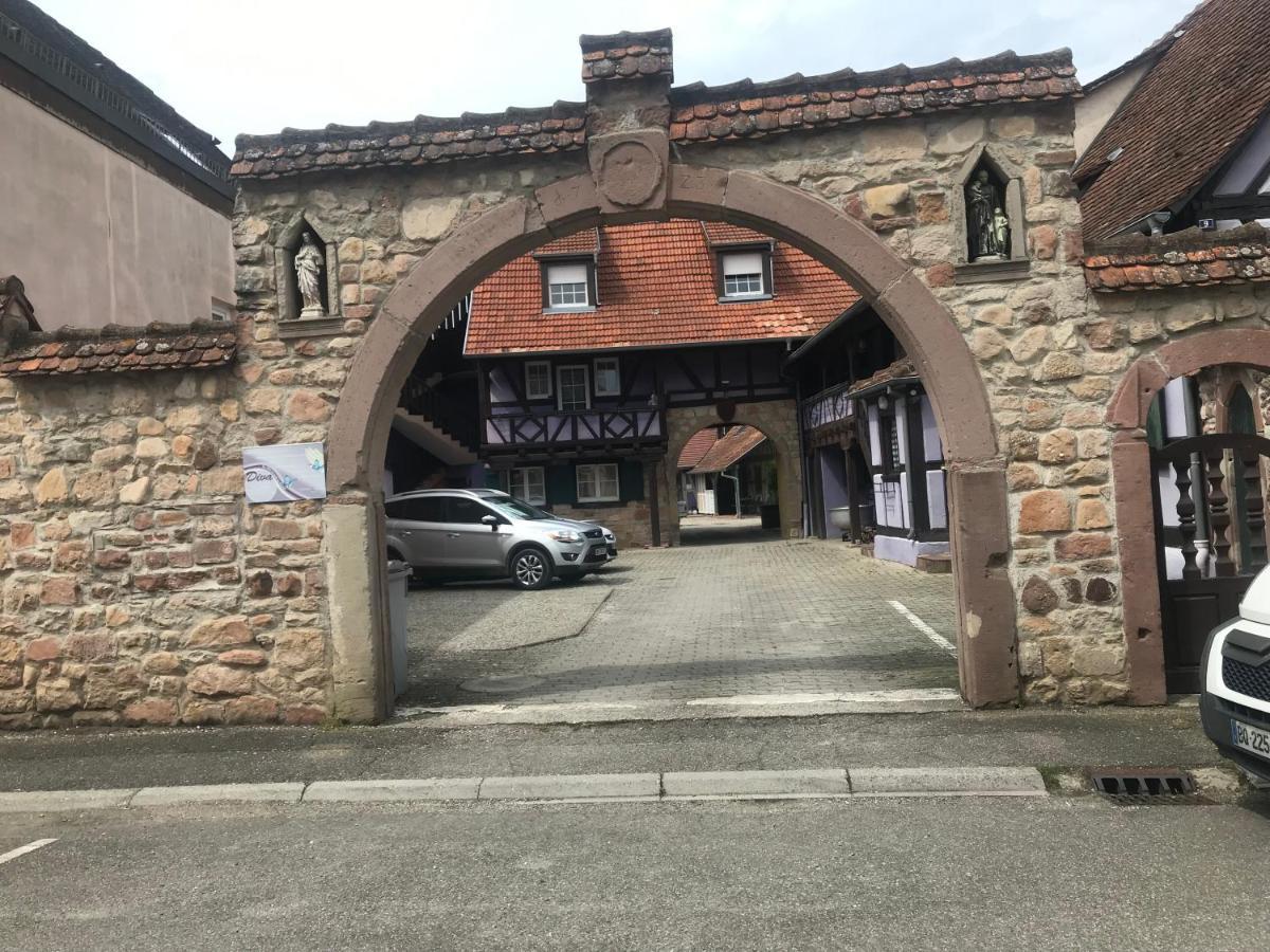 Gite Plain-Pied Avec Jardin Du Centre Alsace Ebersheim Bagian luar foto